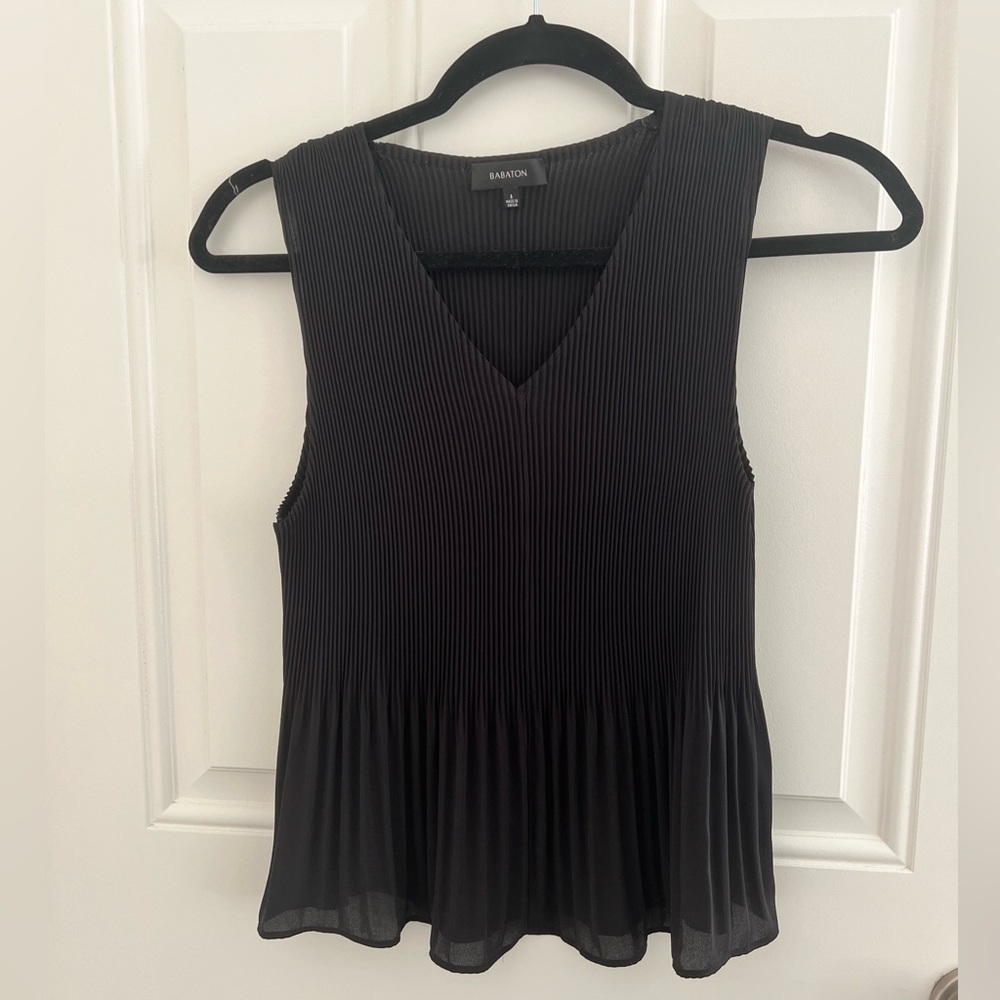 Aritzia Damien Pleated Blouse - Size S